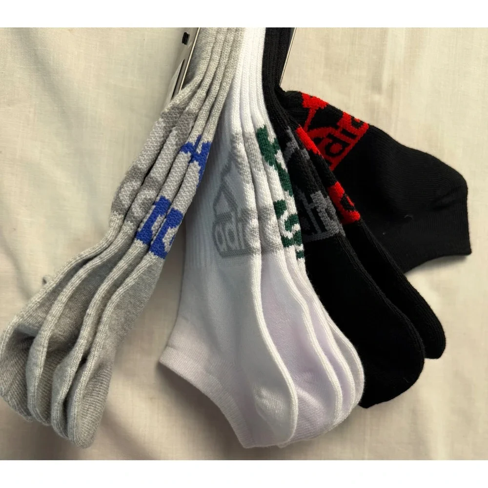 Adidas Superlite Men No Show Socks 6 Pair Pack Arch Compression ClimaCool Large